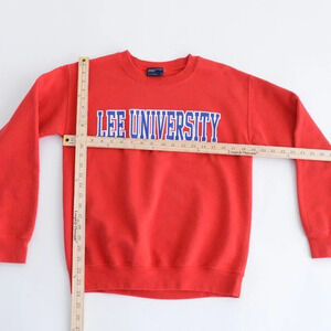 Vintage MV Sport Lee University Red  Crewneck Sweater Size Small